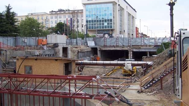 разкопки, метро разкопки, метро