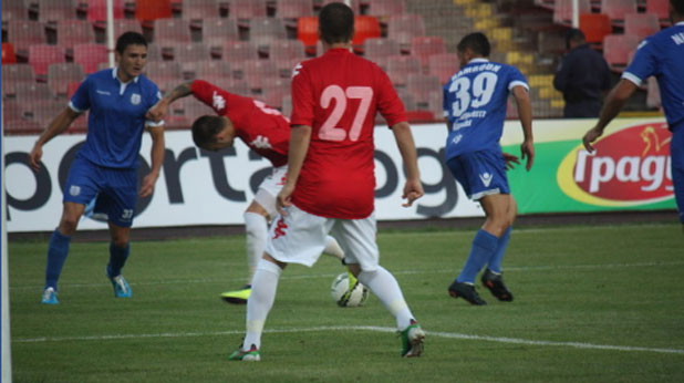 Янис Зику отбеляза победния гол в мача ЦСКА - Черноморец 1:0 Янис Зику отбеляза победния гол в мача ЦСКА - Черноморец 1:0
