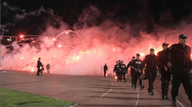 Сараево, Железничар (Сараево), дерби, полиция Сараево, Железничар (Сараево), дерби, полиция