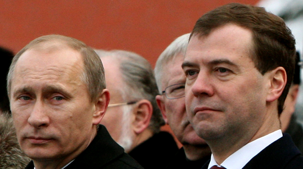 Владимир Путин и Дмитри Медведев Владимир Путин и Дмитри Медведев