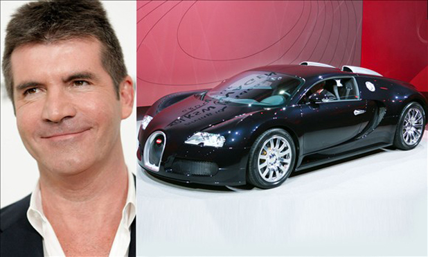 Simon Cowell and the Bugatti Veyron Simon Cowell and the Bugatti Veyron