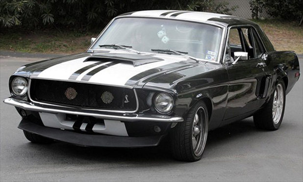 Nick Jonas and his vintage 1968 Ford Mustang Cobra Nick Jonas and his vintage 1968 Ford Mustang Cobra