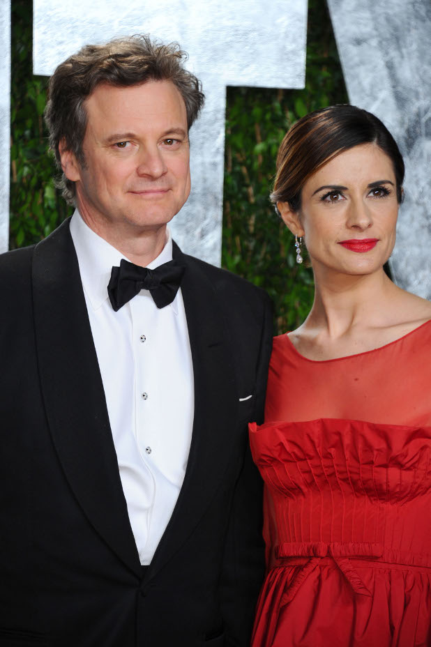 Colin Firth; Livia Giuggioli Colin Firth; Livia Giuggioli