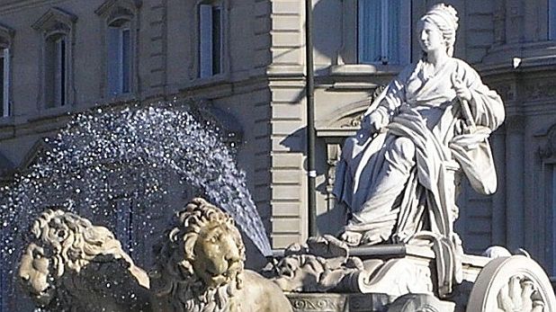 богиня, Кибела, Мадрид, фонтан богиня, Кибела, Мадрид, фонтан