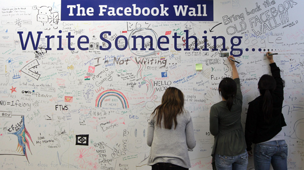 Facebook wall Facebook wall
