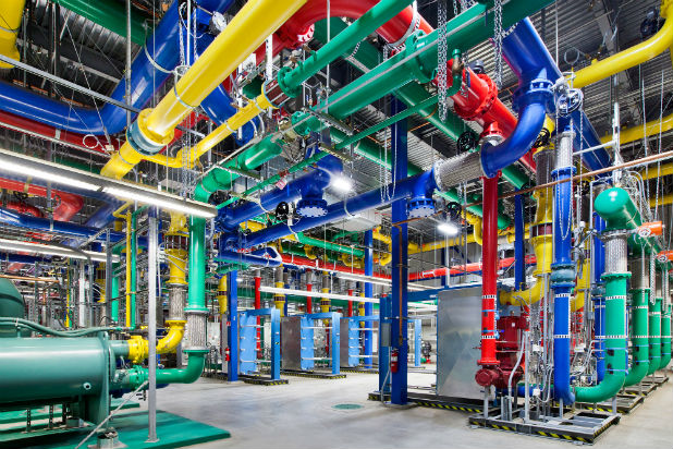 Датацентърът на Google Датацентърът на Google