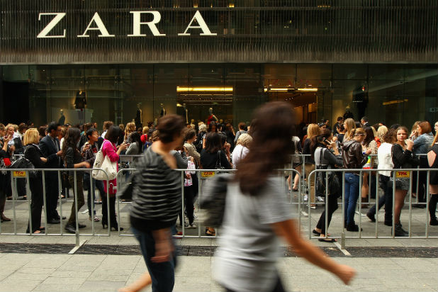 Магазин на Zara Магазин на Zara