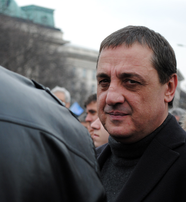 Един Титан на митинг в защита на Борисов Един Титан на митинг в защита на Борисов