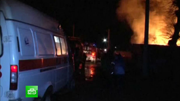 Пожар в руска болница Пожар в руска болница