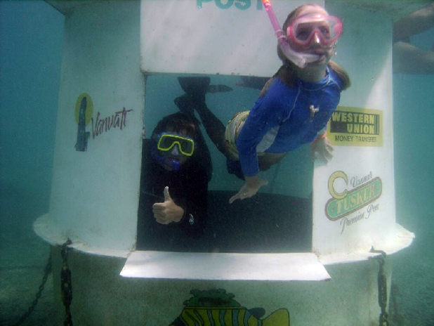 underwater post underwater post