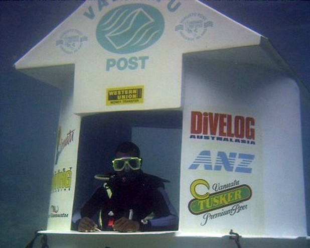 underwater post underwater post