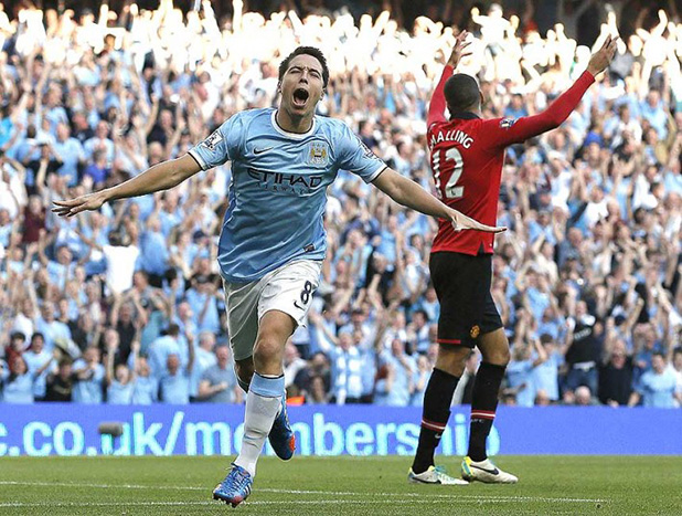 насри при 4-1 над юнайдед 2013 насри при 4-1 над юнайдед 2013