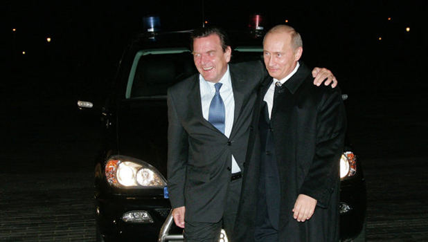 путин и шрьодер путин и шрьодер