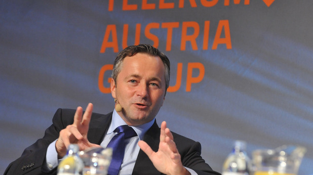 Ханес Аметсрайтер, главен изпълнителен директор на Telekom Austria Group Ханес Аметсрайтер, главен изпълнителен директор на Telekom Austria Group