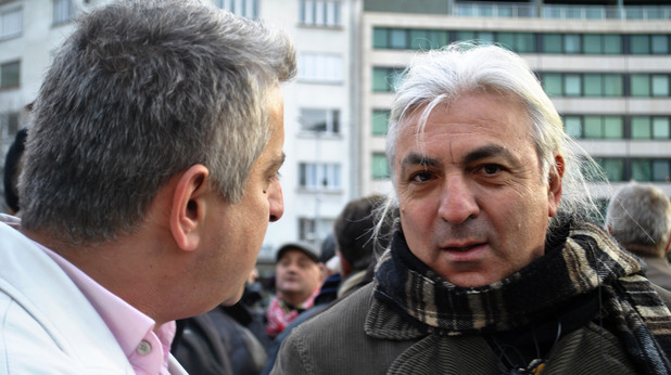 Протест срещу избирането на Слави Бинев Протест срещу избирането на Слави Бинев