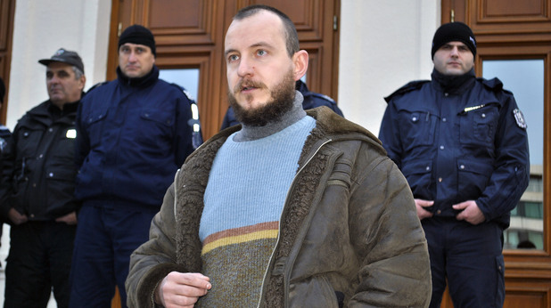 Протест срещу избирането на Слави Бинев Протест срещу избирането на Слави Бинев