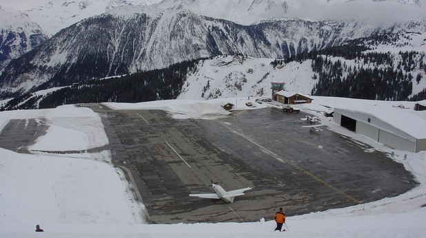 Courchevel Altiport, France Courchevel Altiport, France