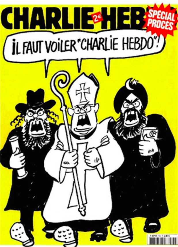 Корица на списанието Charlie Hebdo Корица на списанието Charlie Hebdo