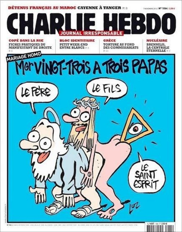 Корица на списанието Charlie Hebdo Корица на списанието Charlie Hebdo