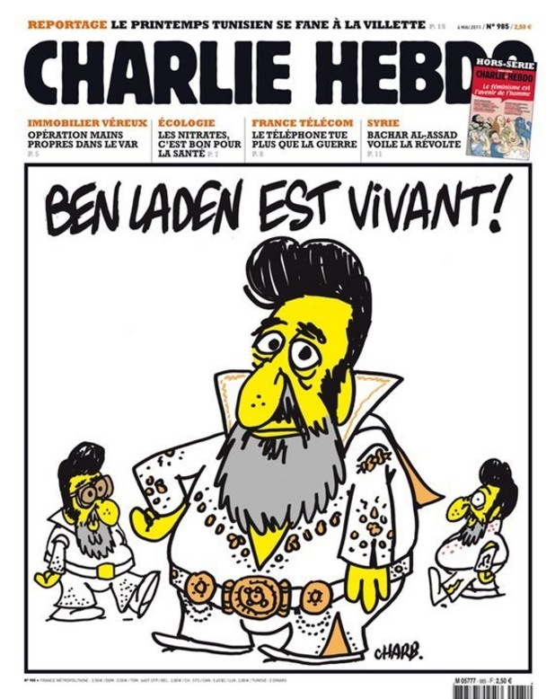 Корица на списанието Charlie Hebdo Корица на списанието Charlie Hebdo