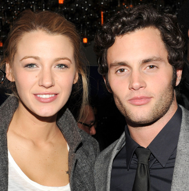Penn Badgley and Blake Lively Penn Badgley and Blake Lively