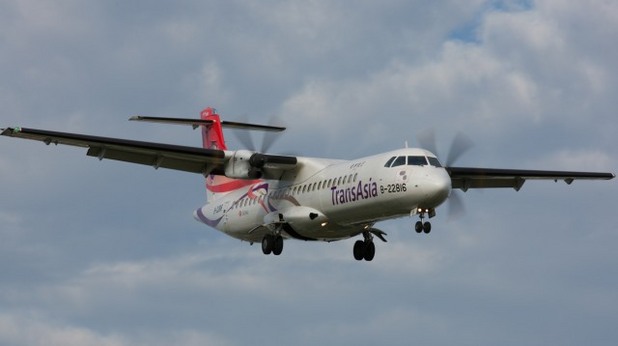 Турбовитлов самолет ATR 72-600 на тайванската авиокомпания TransAsia Airways B-22816 - заснет през декември Турбовитлов самолет ATR 72-600 на тайванската авиокомпания TransAsia Airways B-22816 - заснет през декември