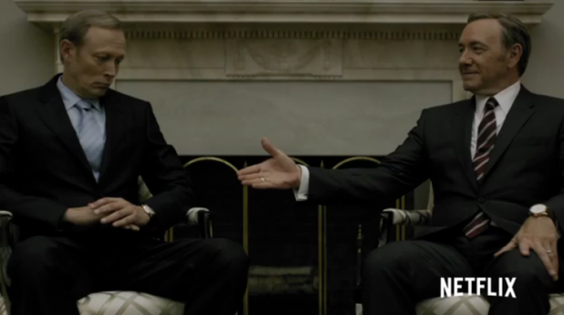 ларс микелсен и кевин спейси в house of cards 3 ларс микелсен и кевин спейси в house of cards 3
