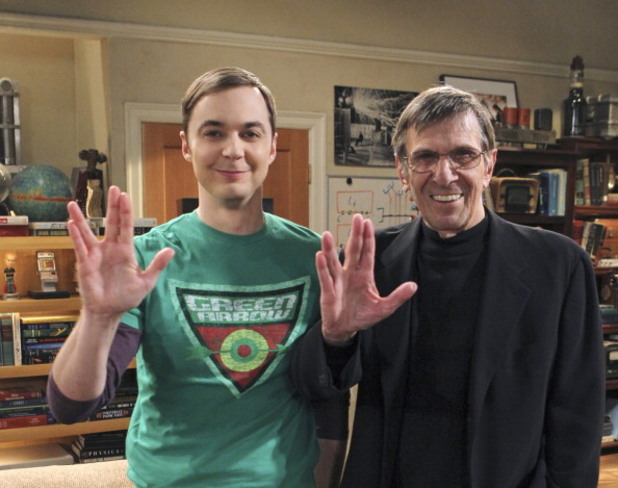 шелдън (the big bang theory) и спок (стар трек) шелдън (the big bang theory) и спок (стар трек)