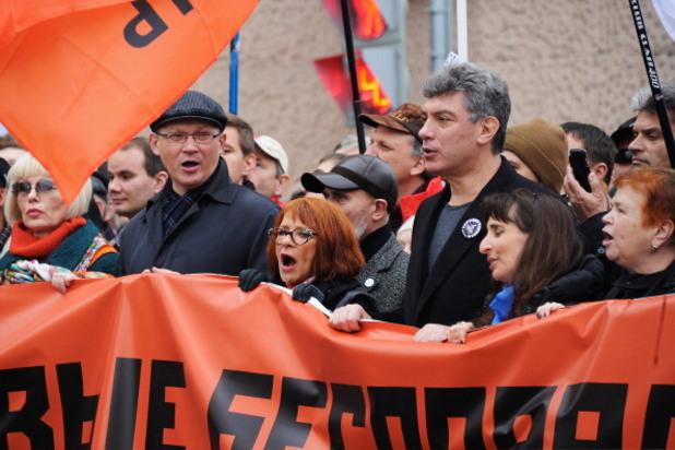 борис немцов на антиправителствен митинг борис немцов на антиправителствен митинг