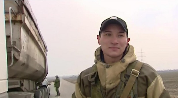 Немски войник, проруски сепаратист Немски войник, проруски сепаратист
