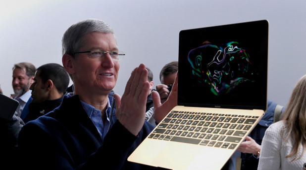 Новият MacBook gold на Apple Новият MacBook gold на Apple
