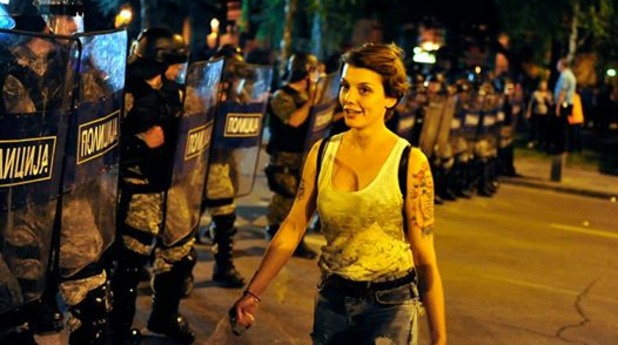 Протести в Скопие Протести в Скопие