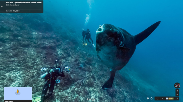 Google Street View предлага разходка под вода Google Street View предлага разходка под вода