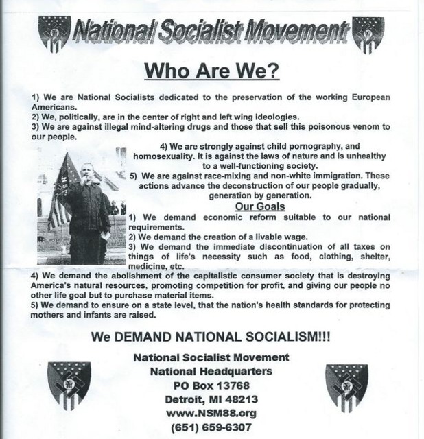 расизъм, nsm, julie platner, джеф хол расизъм, nsm, julie platner, джеф хол