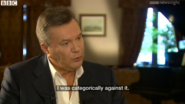 виктор янукович пред bbc newsnight виктор янукович пред bbc newsnight