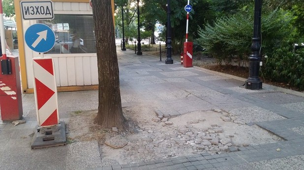 тротоари тротоари