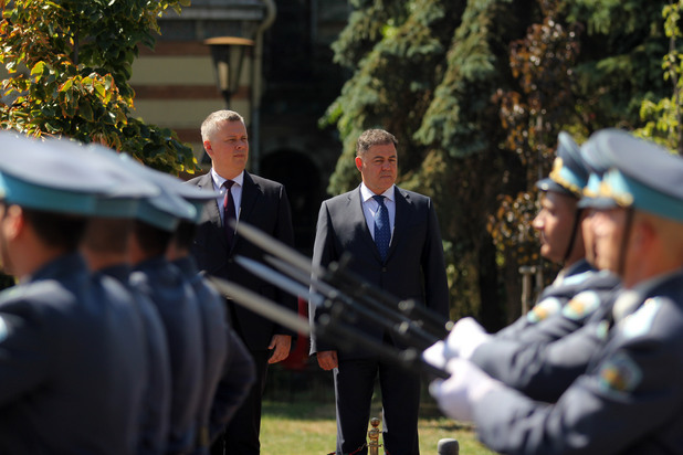 министрите на отбраната на българия и полша николай ненчев и томаш шемоняк в софия министрите на отбраната на българия и полша николай ненчев и томаш шемоняк в софия