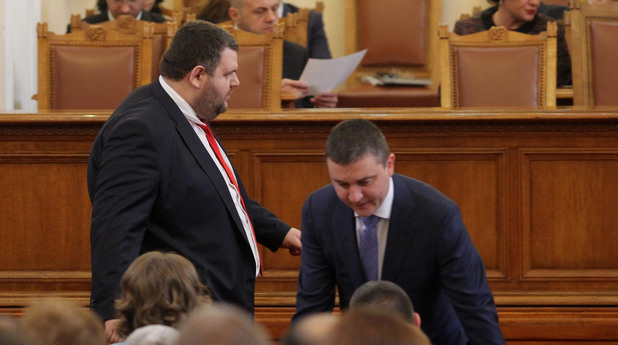 Делян Пеевски и Владислав ГОранов Делян Пеевски и Владислав ГОранов