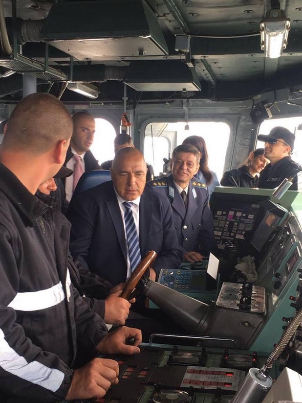 Бойко Борисов, Съвместна тренировка на ВМС и „Гранична полиция“ Бойко Борисов, Съвместна тренировка на ВМС и „Гранична полиция“