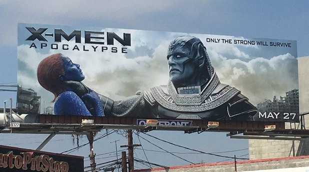 Билборд на X-Men Билборд на X-Men