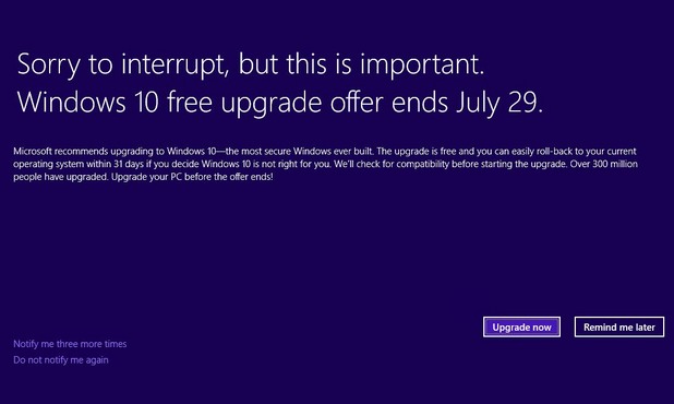 windows 10 upgrade or not windows 10 upgrade or not