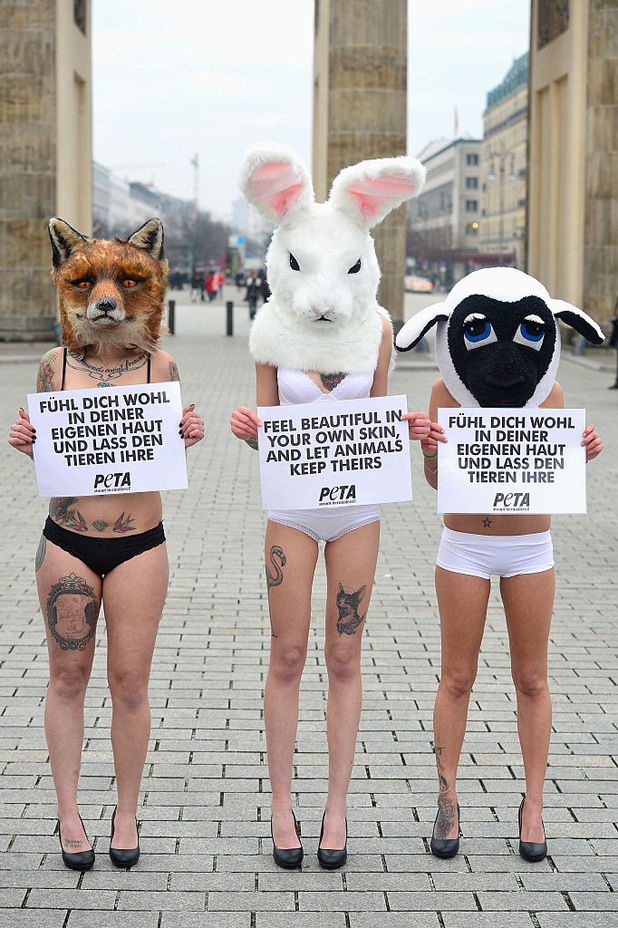 протест на peta протест на peta
