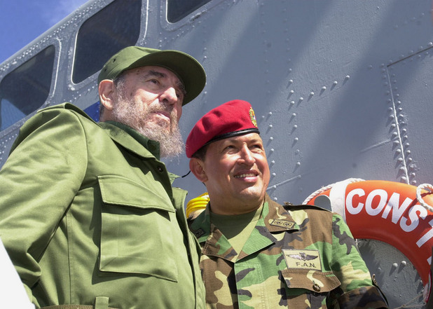 фидел кастро, уго чавес фидел кастро, уго чавес