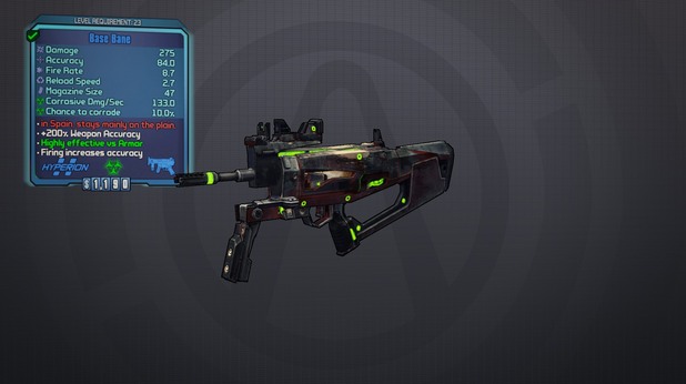 Bane, Borderlands 2 Bane, Borderlands 2