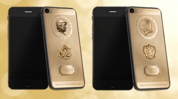 iphone, путин, тръмп, луксозен iphone, путин, тръмп, луксозен