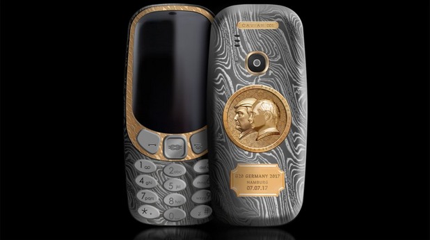 nokia 3310, путин, тръмп, луксозна nokia 3310, путин, тръмп, луксозна