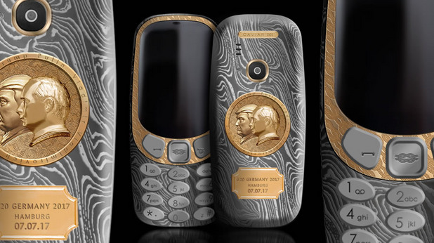 nokia 3310, путин, тръмп, луксозна nokia 3310, путин, тръмп, луксозна