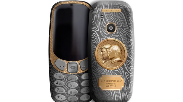 nokia 3310, путин, тръмп, луксозна nokia 3310, путин, тръмп, луксозна