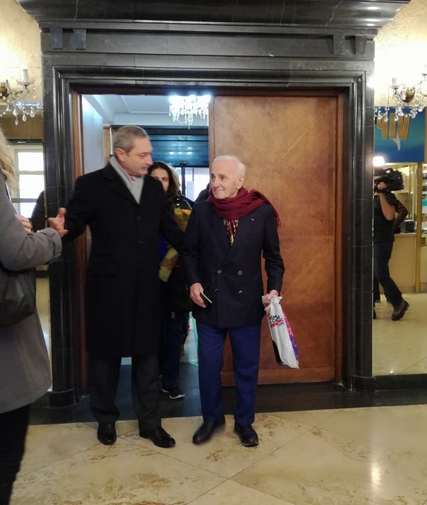 шарл азнавур, шарл азнавур в софия шарл азнавур, шарл азнавур в софия
