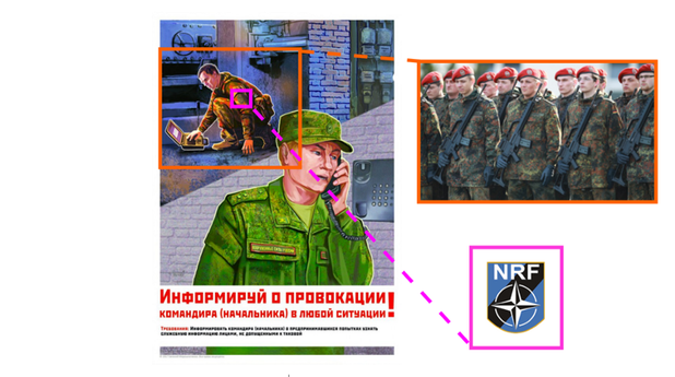 "Информирай командира си при всеки случай на провокаця!" "Информирай командира си при всеки случай на провокаця!"